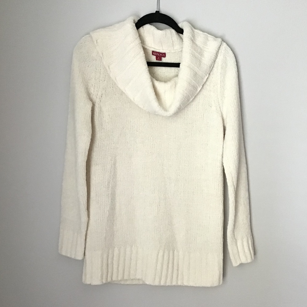Oversized Plush Cowl Neck Sweater